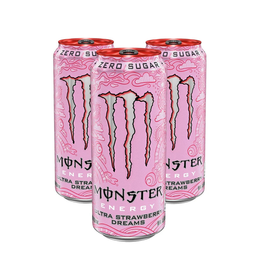 Canettes Monster Energy Ultra Strawberry Dreams